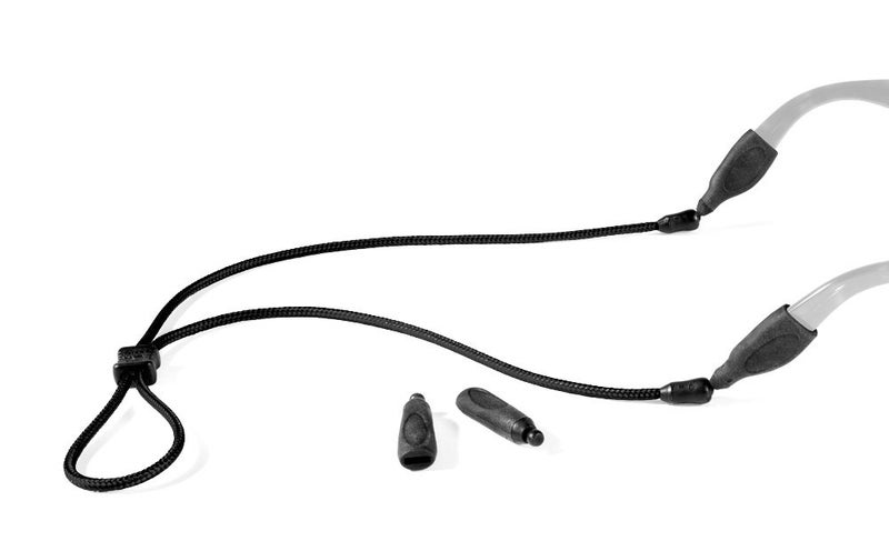 Croakies Terra System Adjustable Eyewear Retainer Combo, XL/XXL Terra Ends, Black - Image 1